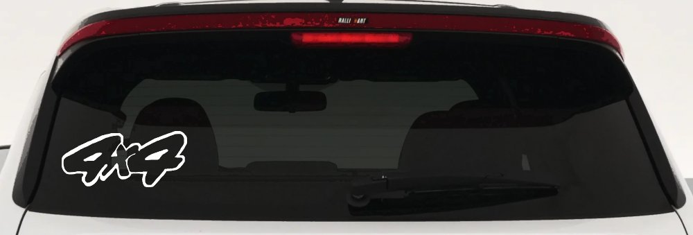 4 X 4 Off Road Car or Truck Window Decal Sticker