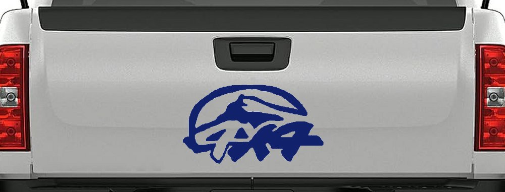 4 X 4 Off Road Car or Truck Window Decal Sticker (Navy)