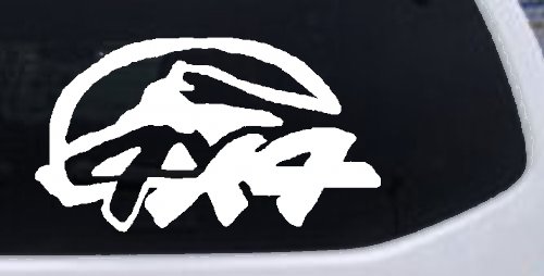 4 X 4 Off Road Car or Truck Window Decal Sticker (White)