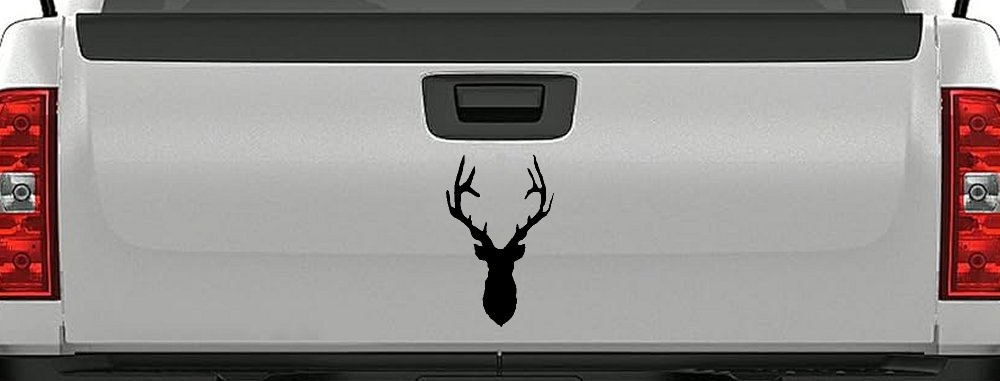 Deer Head Hunting Car or Truck Window Decal Sticker