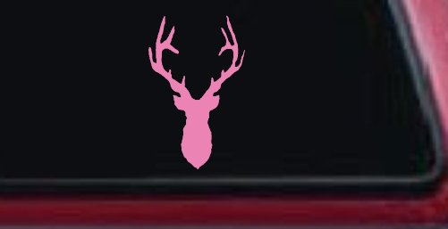 Deer Head Hunting Car or Truck Window Decal Sticker