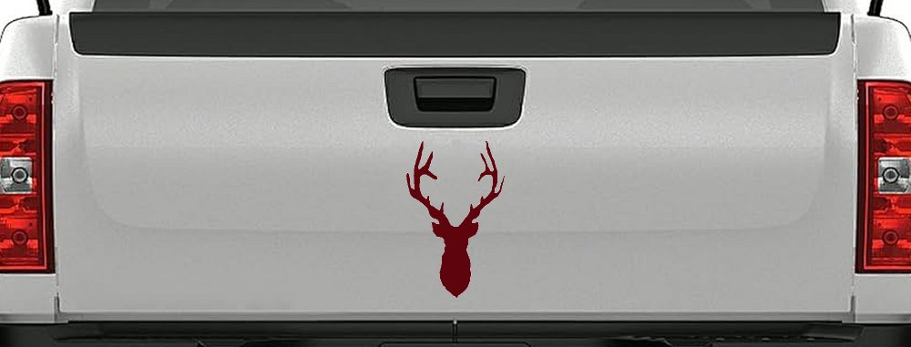 Deer Head Hunting Car or Truck Window Decal Sticker