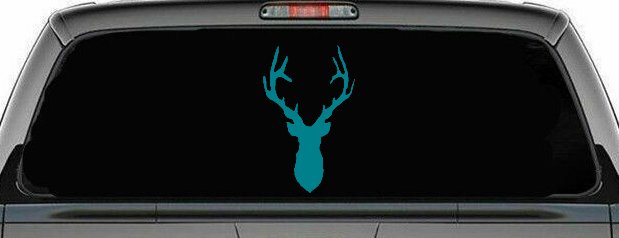 Deer Head Hunting Car or Truck Window Decal Sticker