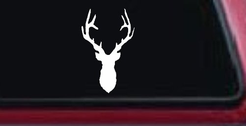 Deer Head Hunting Car or Truck Window Decal Sticker