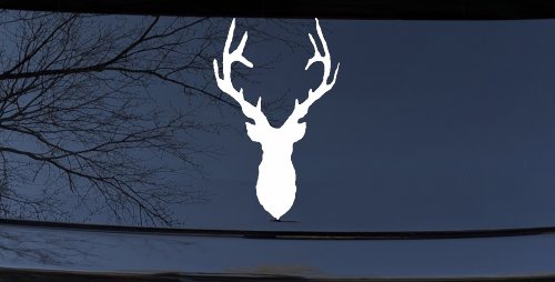Deer Head Hunting Car or Truck Window Decal Sticker