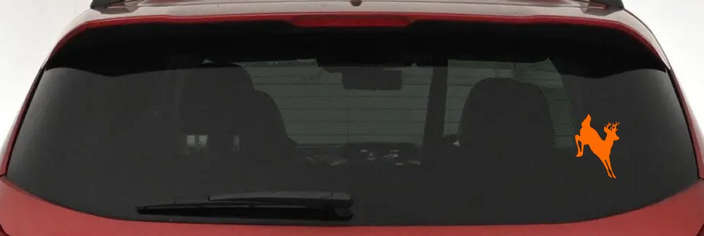 Deer Jumping Hunting Car or Truck Window Decal Sticker