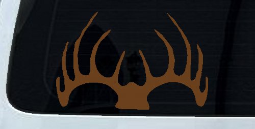 Deer Horns Hunting Car or Truck Window Decal Sticker