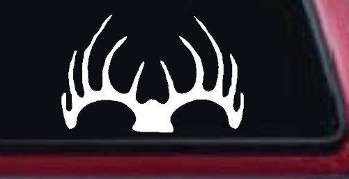 Deer Horns Hunting Car or Truck Window Decal Sticker