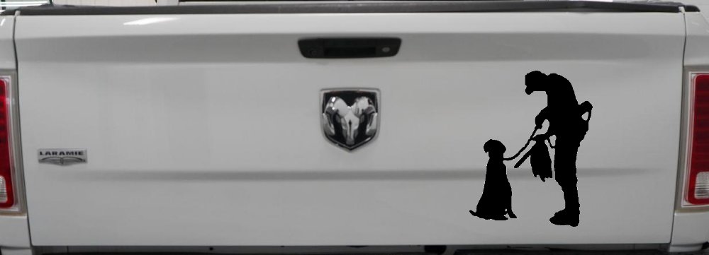 Foul Duck Bird Hunter with Dog Hunting Car or Truck Window Decal Sticker