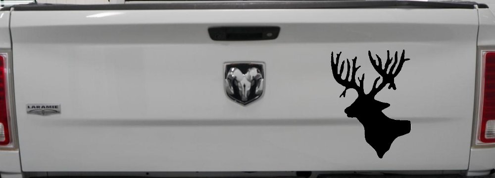 Deer Head Hunting Car or Truck Window Decal Sticker