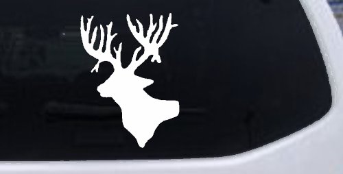 Deer Head Hunting Car or Truck Window Decal Sticker