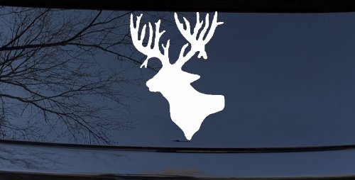 Deer Head Hunting Car or Truck Window Decal Sticker