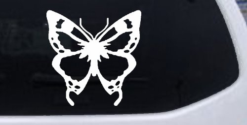 Monarch Butterfly Butterflies Car or Truck Window Decal Sticker (White)
