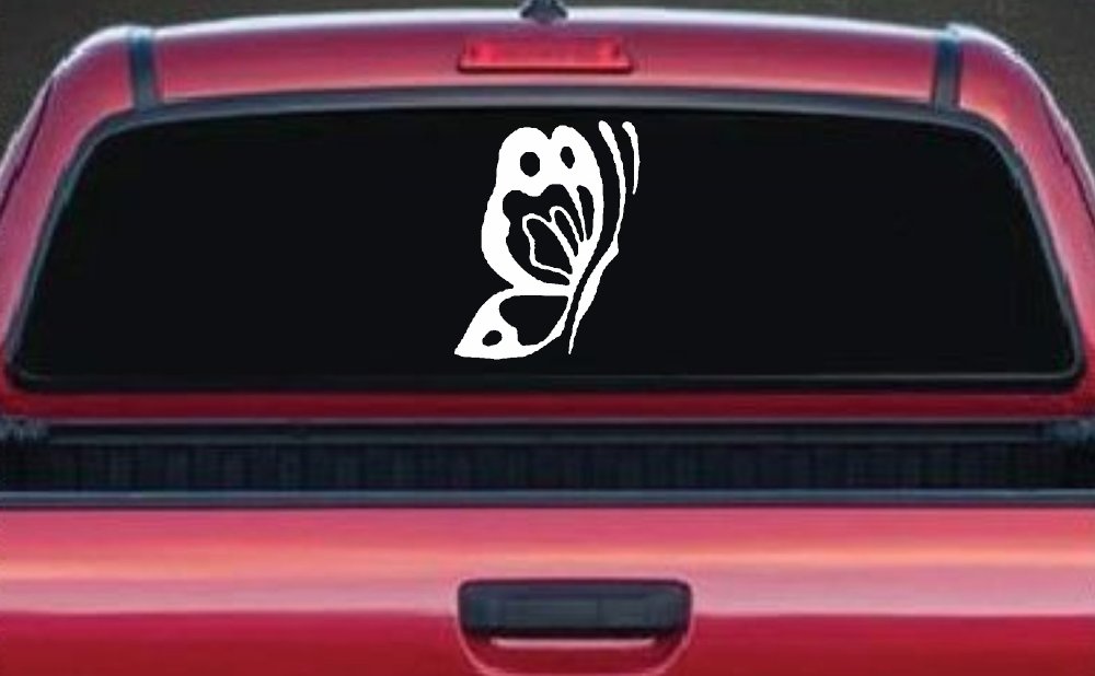 Butterfly Side Butterflies Car or Truck Window Decal Sticker