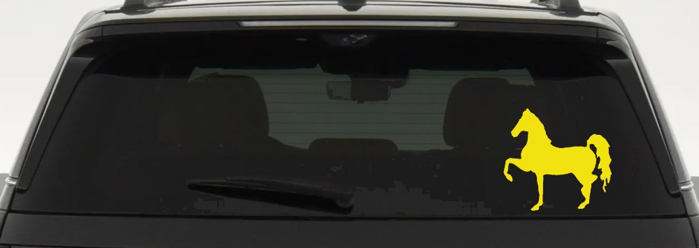Horse Prancing Rodeo Ranch Farm Western Car or Truck Window Decal Sticker
