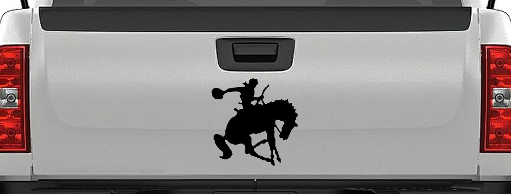 Bronco Bucking Bronc Rodeo Cowboy Western Farm Ranch Car or Truck Window Decal Sticker