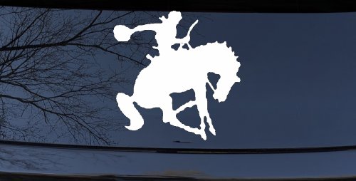 Bronco Bucking Bronc Rodeo Cowboy Western Farm Ranch Car or Truck Window Decal Sticker