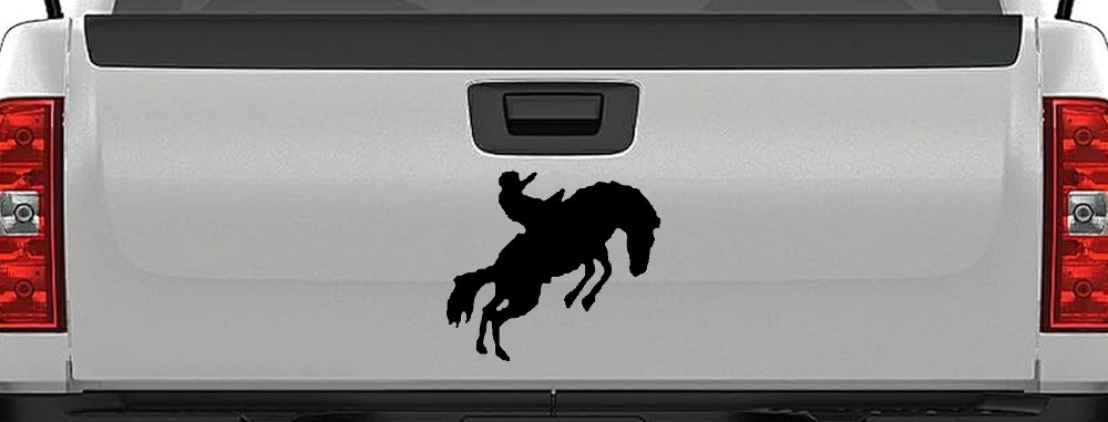 Rodeo Bucking Bronco Cowboy Western Farm Ranch Car or Truck Window Decal Sticker