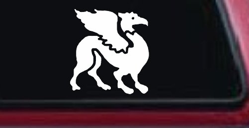 Griffin Car or Truck Window Decal Sticker (White)