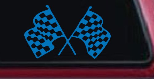Racing Flags Car or Truck Window Decal Sticker