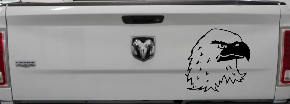 Eagle Head Car or Truck Window Decal Sticker