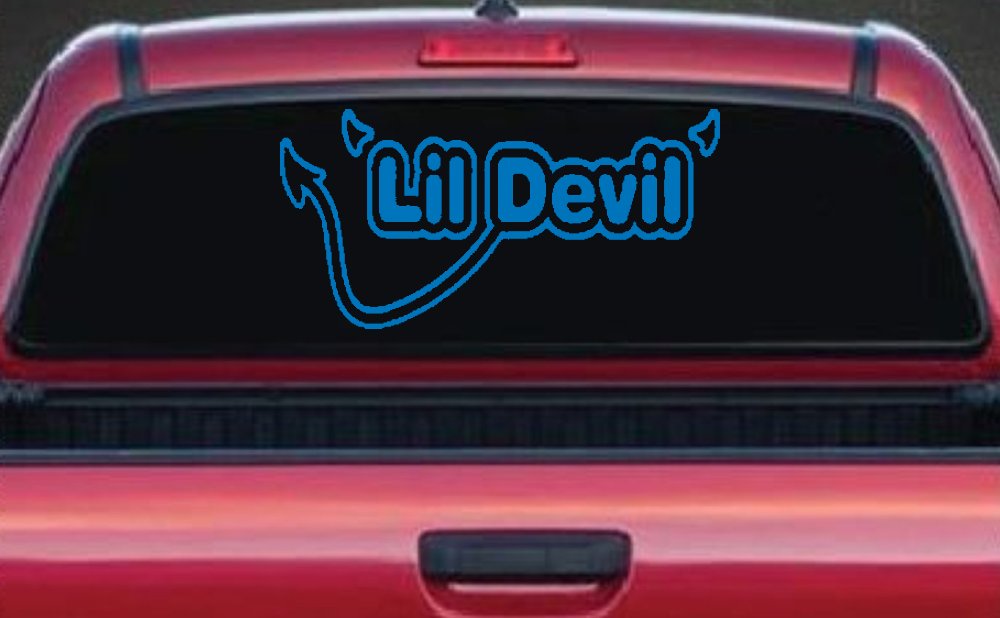 Lil Devil Car or Truck Window Decal Sticker