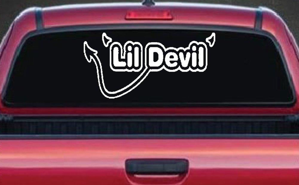 Lil Devil Car or Truck Window Decal Sticker