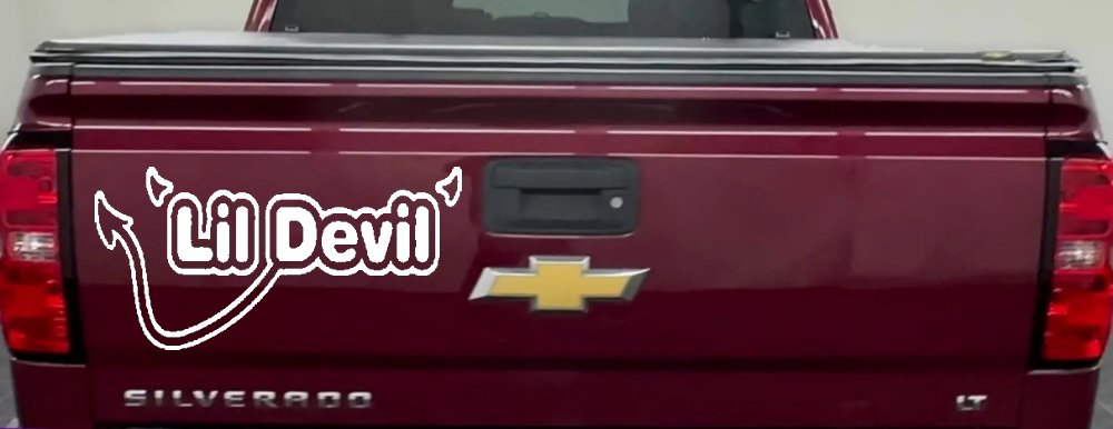 Lil Devil Car or Truck Window Decal Sticker