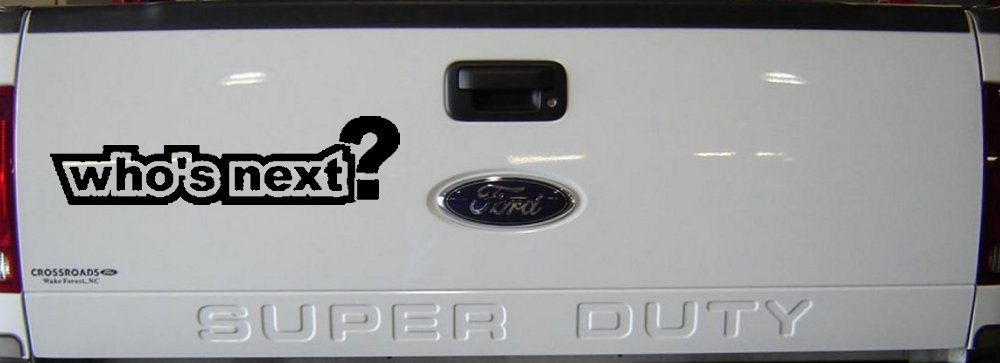 Who's Next Car or Truck Window Decal Sticker