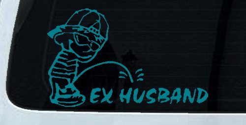 Pee on Ex Husband Car or Truck Window Decal Sticker