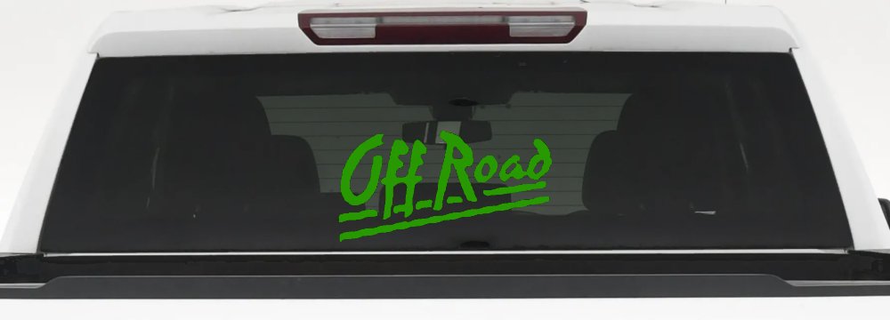 Off Road Car or Truck Window Decal Sticker