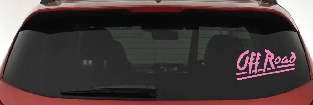 Off Road Car or Truck Window Decal Sticker (Pink)