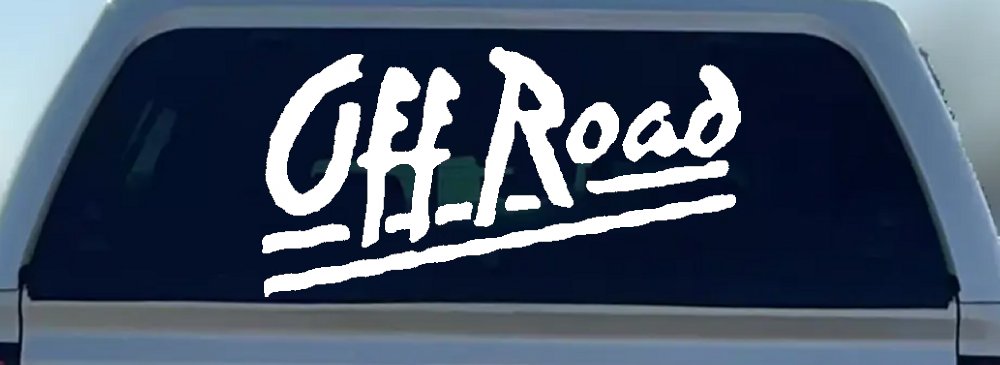 Off Road Car or Truck Window Decal Sticker