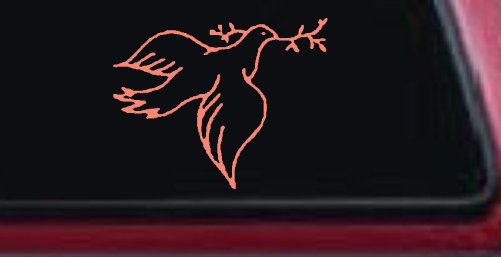 Open Dove Christian Car or Truck Window Decal Sticker