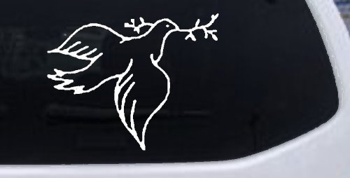 Open Dove Christian Car or Truck Window Decal Sticker