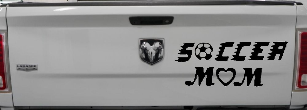 Soccer Mom Car or Truck Window Decal Sticker