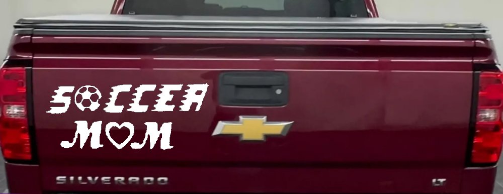 Soccer Mom Car or Truck Window Decal Sticker