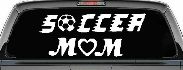 Soccer Mom Car or Truck Window Decal Sticker