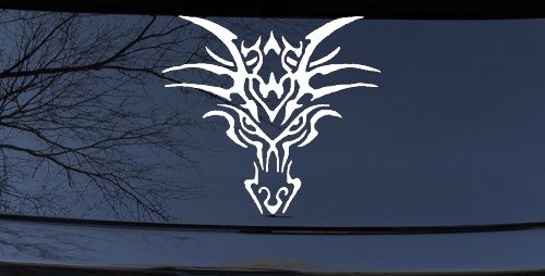 Tribal Dragon Head Car or Truck Window Decal Sticker