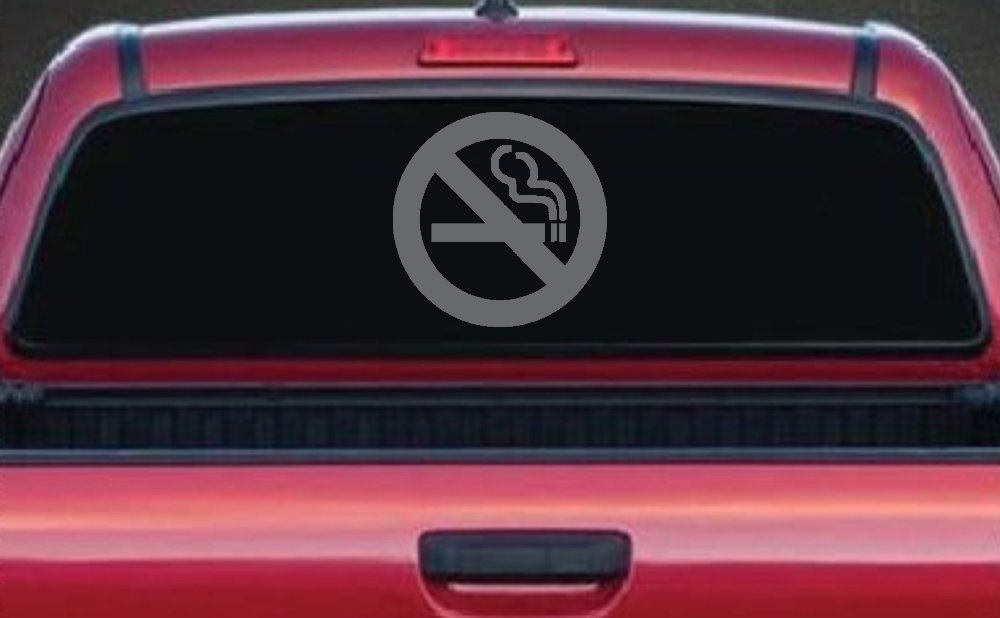 NO SMOKING Car or Truck Window Decal Sticker