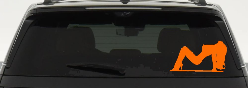 Stripper Mud Flap Girl Car or Truck Window Decal Sticker