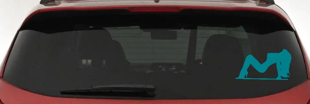 Stripper Mud Flap Girl Car or Truck Window Decal Sticker