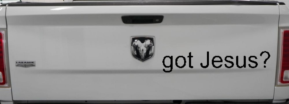 Got Jesus Christian Car or Truck Window Decal Sticker