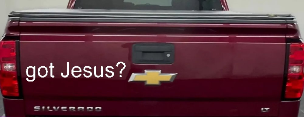 Got Jesus Christian Car or Truck Window Decal Sticker (White)