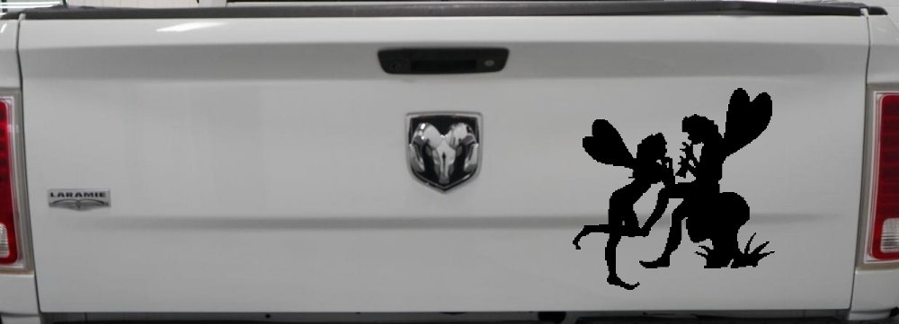 Fairies on Mushroom Car or Truck Window Decal Sticker