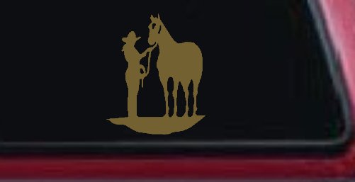 Cowgirl with Horse Western Farm or Rodeo Car or Truck Window Decal Sticker