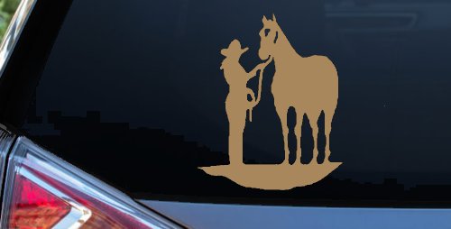 Cowgirl with Horse Western Farm or Rodeo Car or Truck Window Decal Sticker