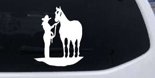 Cowgirl with Horse Western Farm or Rodeo Car or Truck Window Decal Sticker