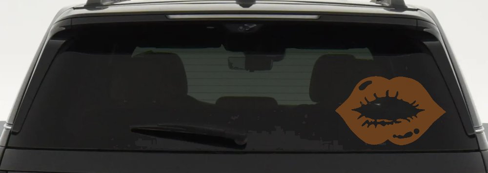Women or Girl Lips Car or Truck Window Decal Sticker