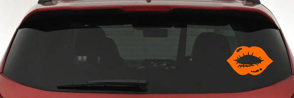 Women or Girl Lips Car or Truck Window Decal Sticker